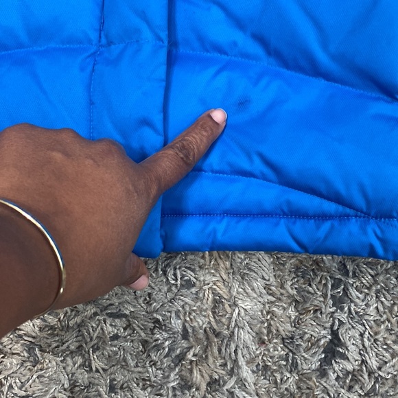 Lands End women’s quilted down feather insulated winter coat size, medium 10/12 - Picture 9 of 15